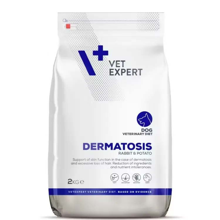 Hrana uscata - Hrana dietetica pentru caini Vetexpert 4T Dermatosis cu iepure 2 kg