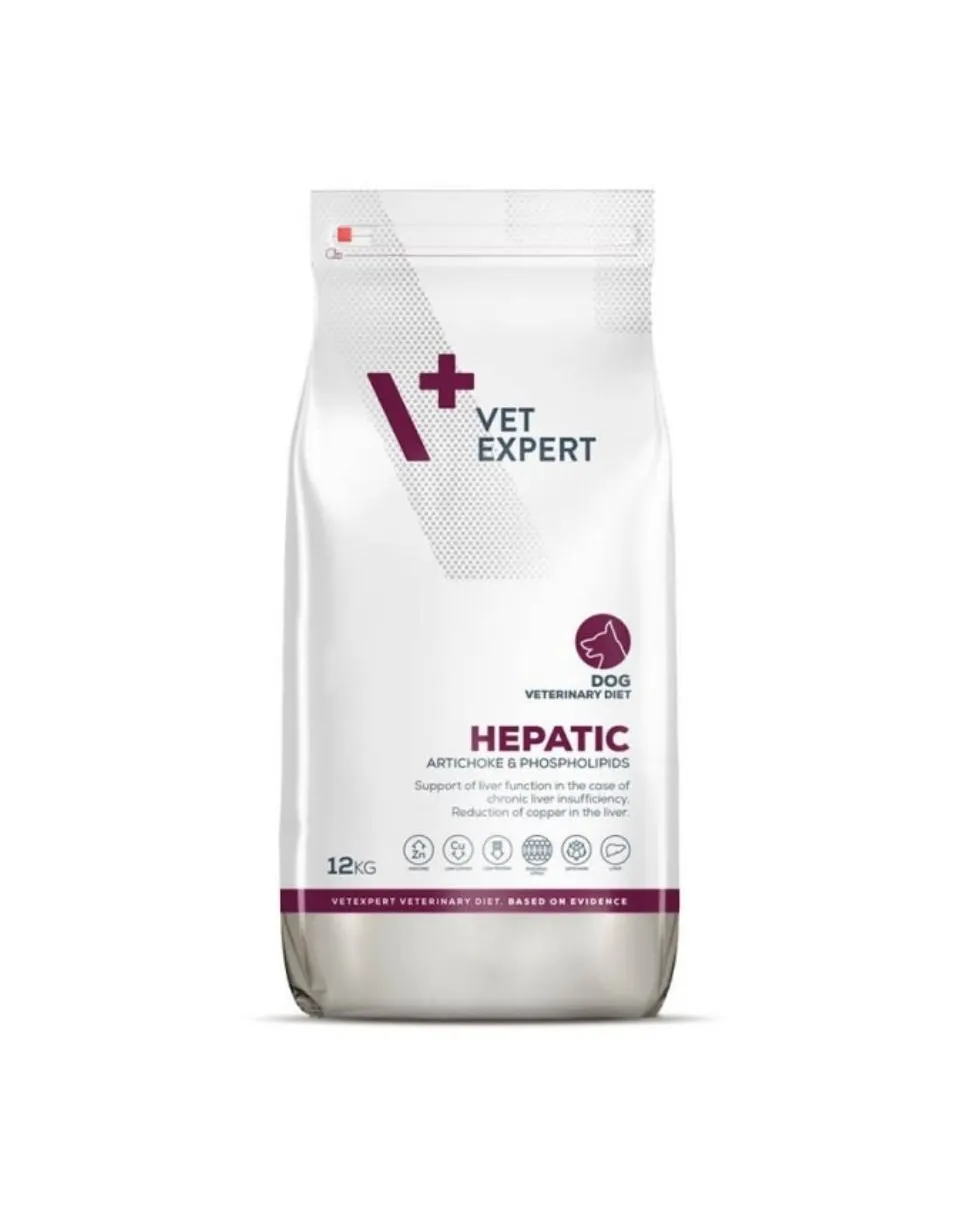 Hrana uscata - Hrana dietetica pentru caini Vetexpert 4T Hepatic 12 kg