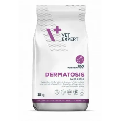 Hrana uscata - Hrana dietetica pentru caini Vetexpert Dermatosis cu miel 12 kg