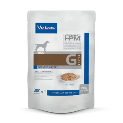 Hrana umeda - Hrana dietetica pentru caini Virbac HPM Digestive Support Mousse 300 gr