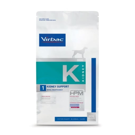 Diete Veterinare Caini - Hrana dietetica pentru caini Virbac HPM Kidney Support 12 kg
