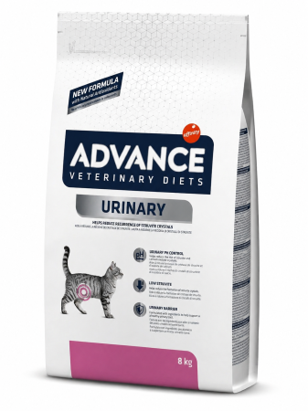 Hrana uscata - Hrana dietetica pentru pisici Advance Veterinary Diets Urinary 8 kg