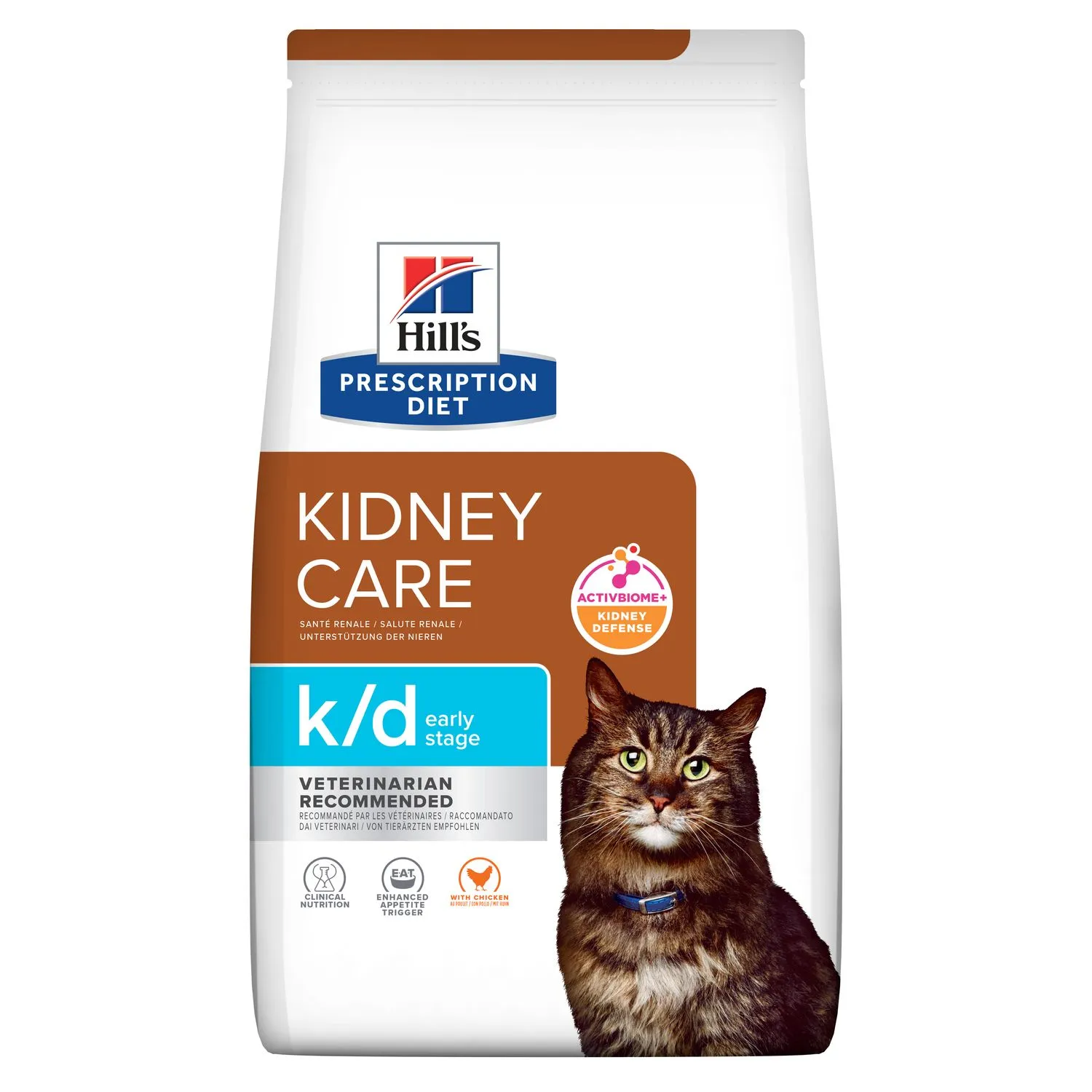 Diete Veterinare Pisici - Hrana dietetica pentru pisici Hill's PD Kidney Care Early Stage  k/d cu pui 1,5 kg