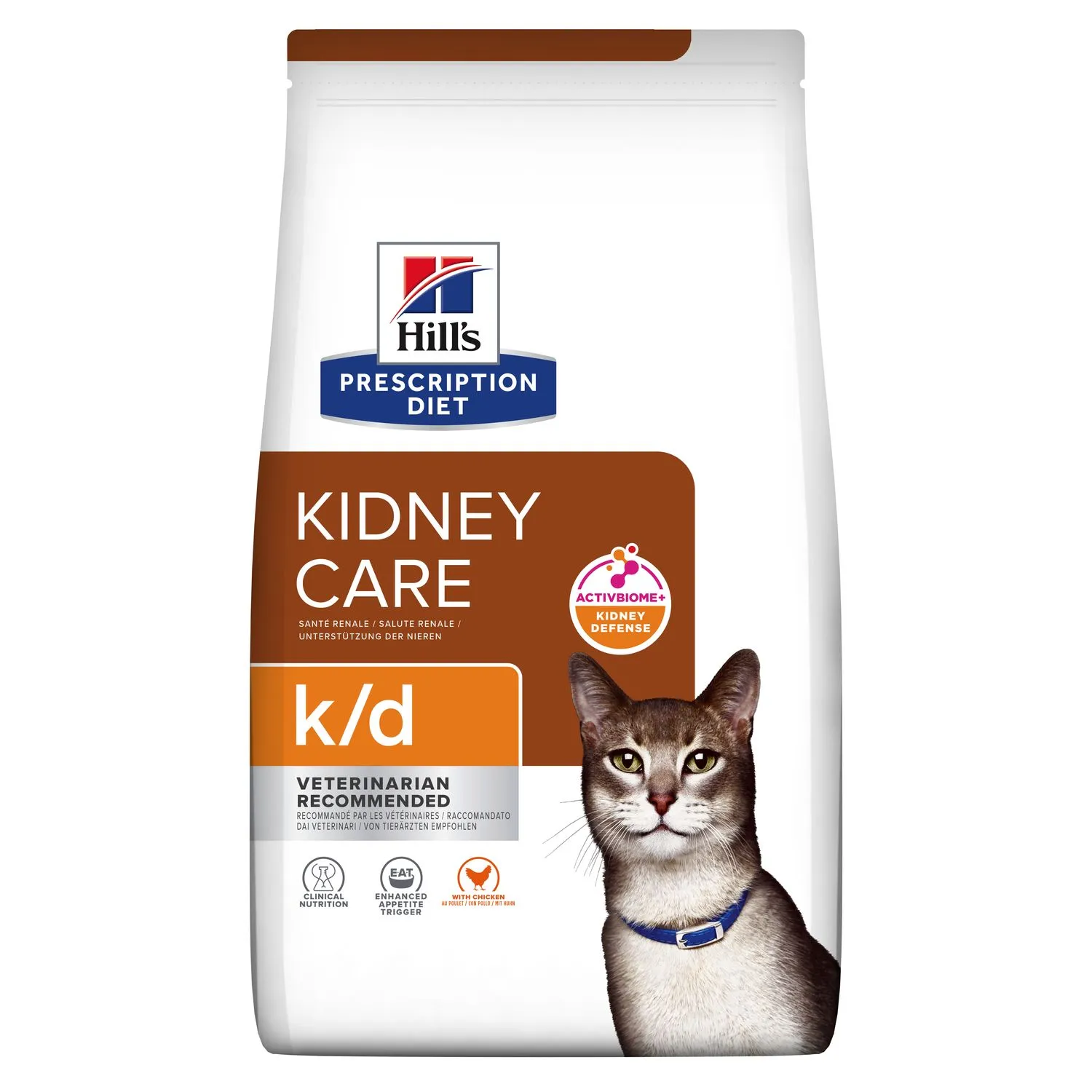 Diete Veterinare Pisici - Hrana dietetica pentru pisici Hill's PD Kidney Care k/d cu pui 1,5 kg