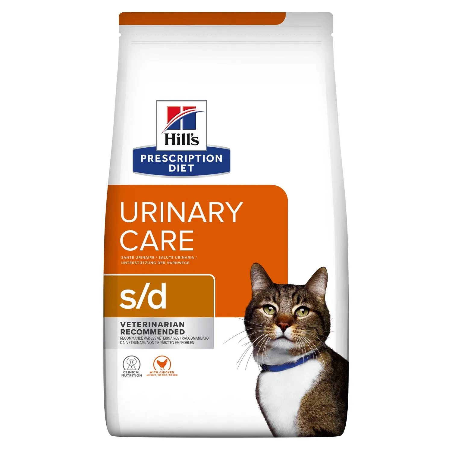 Diete Veterinare Pisici - Hrana dietetica pentru pisici Hill's PD Urinary Care s/d cu pui