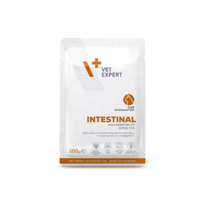 Hrana umeda - Hrana dietetica pentru pisici Intestinal VetExpert 100 gr