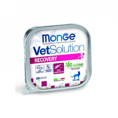 Hrana umeda - Hrana dietetica pentru pisici Monge VetSolution Recovery 100 gr