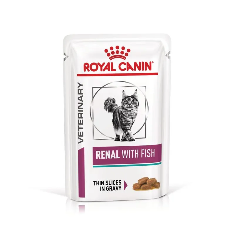 Hrana umeda - Hrana dietetica pentru pisici Royal Canin Renal Fish 85 gr