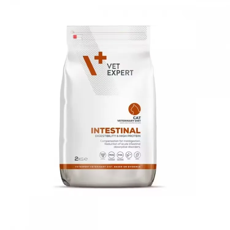 Diete Veterinare Pisici - Hrana dietetica pentru pisici Vetexpert 4T Intestinal 2 kg