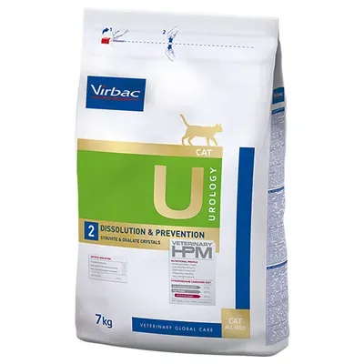 Hrana uscata - Hrana dietetica pentru pisici Virbac HPM U2 Urology Dissolution & Prevention 7 kg