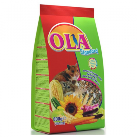 Rozatoare - Hrana pentru hamsteri Ola 800 gr