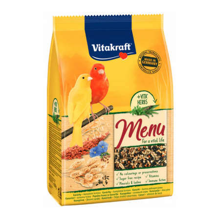 Hrana canari - Hrana pentru canari Vitakraft Meniu 500 gr