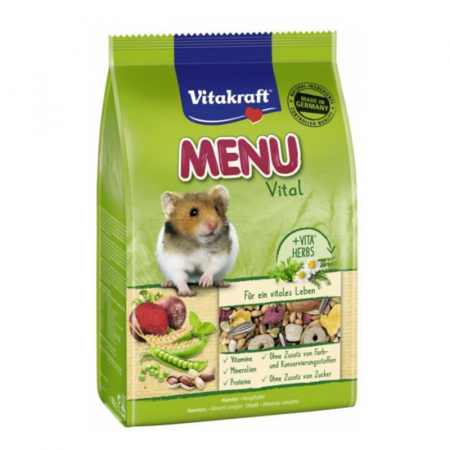 Rozatoare - Hrana pentru hamsteri Vitakraft Meniu 400 gr