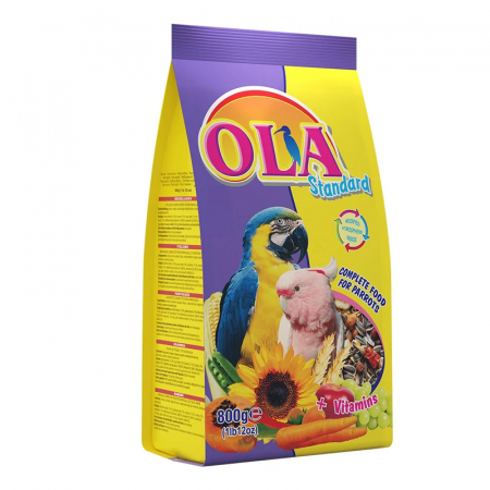 Hrana pasari exotice - Hrana pentru papagali mari Ola 800 gr