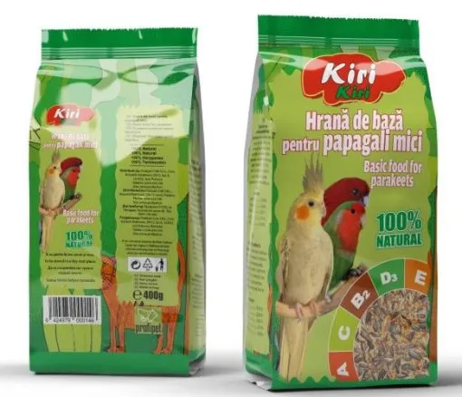 Hrana pasari - Hrana pentru papagali mici Kiri Kiri 400 gr