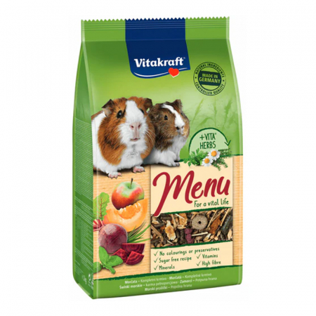 Rozatoare - Hrana pentru porcusori de Guineea Vitakraft Meniu 1 kg