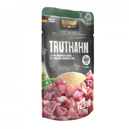 Caini - Hrana umeda pentru caini Belcando cu curcan 125 gr