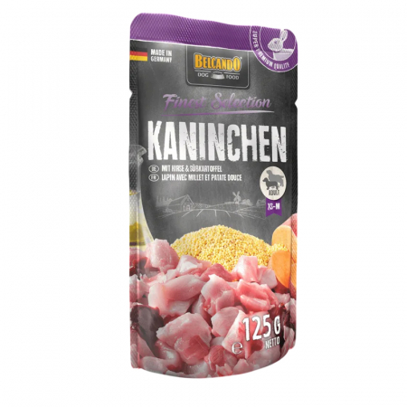 Caine Junior - Hrana umeda pentru caini Belcando cu iepure & cartof dulce 125 gr