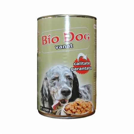Caini - Hrana umeda pentru caini Biodog cu vanat 1250 gr