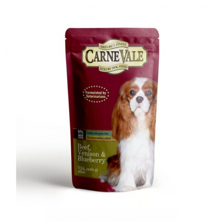 Caine Adult - Hrana umeda pentru caini Carnevale cu vita,cerb & afine 125 gr
