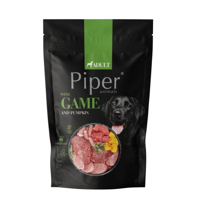 Caine Adult - Hrana umeda pentru caini Piper Adult cu vanat & dovleac 500 gr