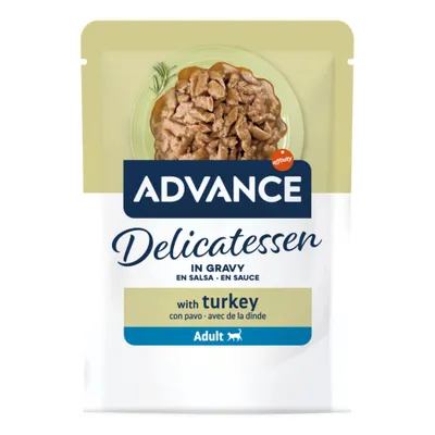 Pisica Adult - Hrana umeda pentru pisici Advance Delicatessen cu curcan 85 gr