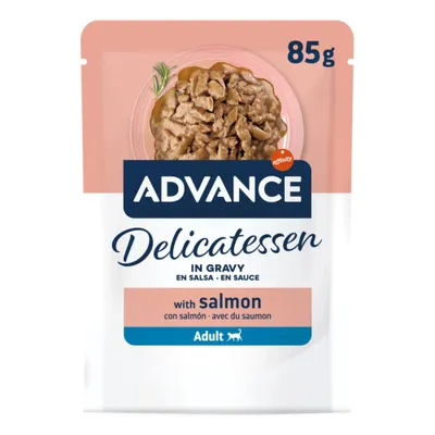 Pisici - Hrana umeda pentru pisici Advance Delicatessen cu somon 85 gr