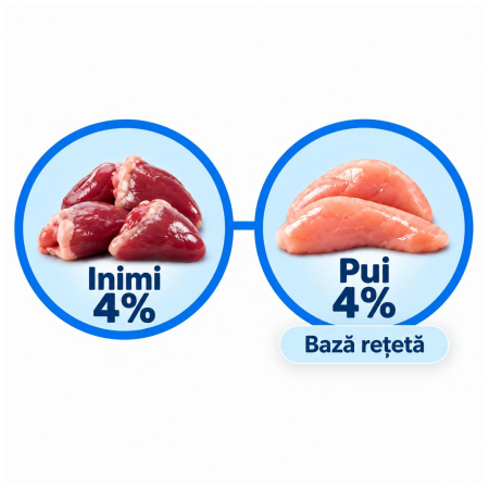 Hrana umeda pentru pisici Biocat cu inimi 410 gr [1]