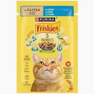 Pisica Adult - Hrana umeda pentru pisici Friskies cu somon in sos 85 gr