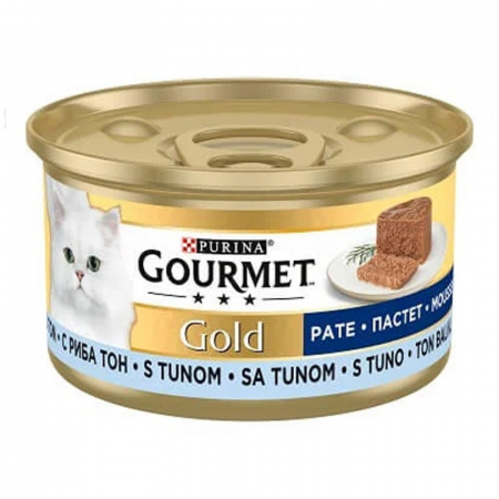 Hrana umeda pisici - Hrana umeda pentru pisici Gourmet Gold Mousse cu ton 85 g