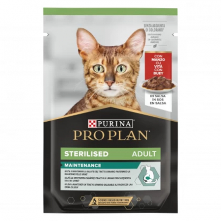 Oferte - Set 26 buc x 85 gr Hrana umeda pentru pisici Pro Plan Nutrisavour Sterilised cu vita