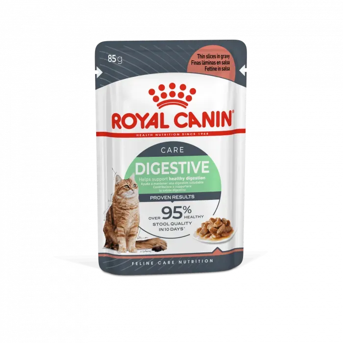 Hrana umeda pisici - Hrana umeda pentru pisici Royal Canin Digestive Sensitive 85 gr