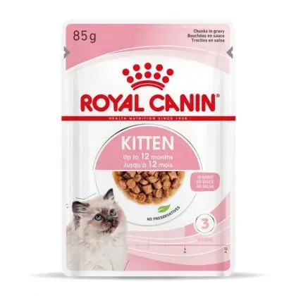 Hrana umeda pisici - Hrana umeda pentru pisici Royal Canin Kitten 85 gr