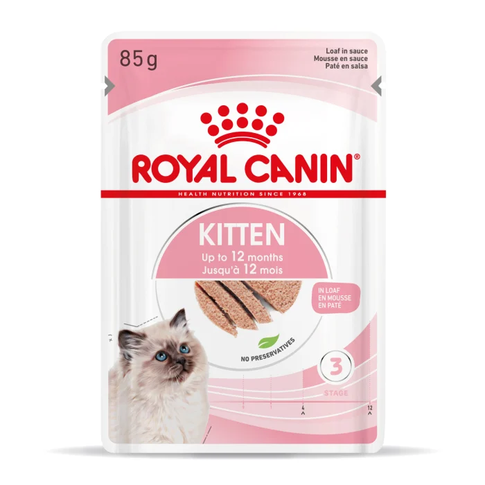Pisici - Hrana umeda pentru pisici Royal Canin Kitten Loaf Pate 85 gr