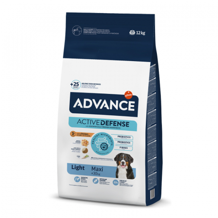 Caine Adult - Hrana uscata pentru caini Advance Maxi Light 12 kg