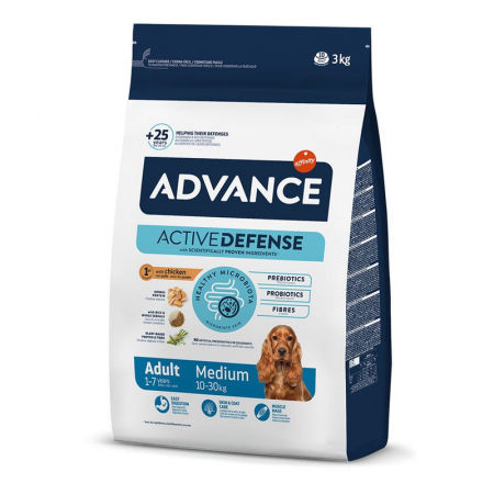 Oferte - Hrana uscata pentru caini Advance Medium Adult cu pui 3 kg