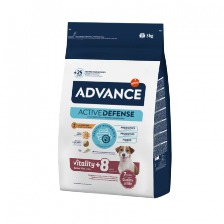 Caine Senior - Hrana uscata pentru caini Advance Mini Senior 3 kg