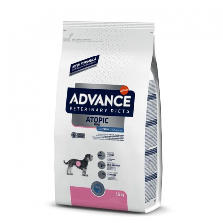 Hrana uscata - Hrana dietetica pentru caini Advance Veterinary Diets Atopic Derma Care Mini 1,5 kg