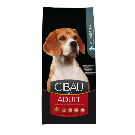 Hrana uscata caini - Hrana uscata pentru caini Cibau Medium Adult cu pui 2,5 kg