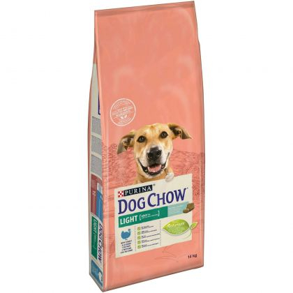 Caini - Hrana uscata pentru caini Dog Chow Adult Light cu curcan 14 kg