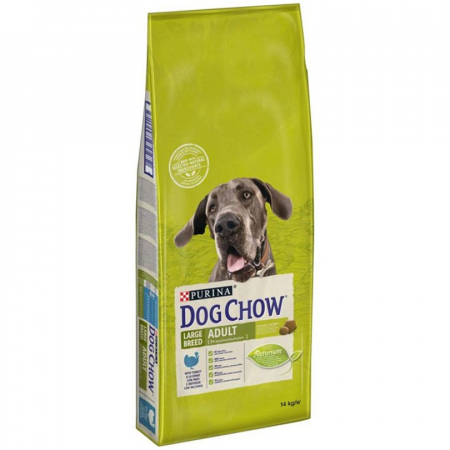 Hrana uscata pentru caini Dog Chow Adult Large Breed cu curcan 14 kg