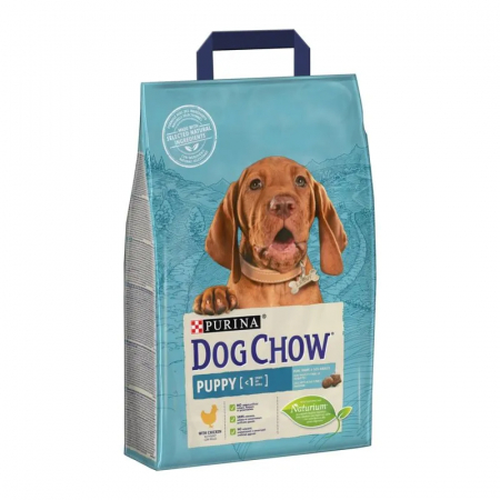 Caine Junior - Hrana uscata pentru caini Dog Chow Junior cu pui 2,5 kg