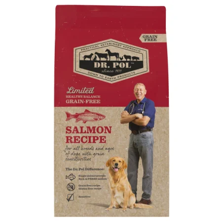 Hrana uscata caini - Hrana uscata pentru caini Dr. Pol Adult cu somon 2 kg