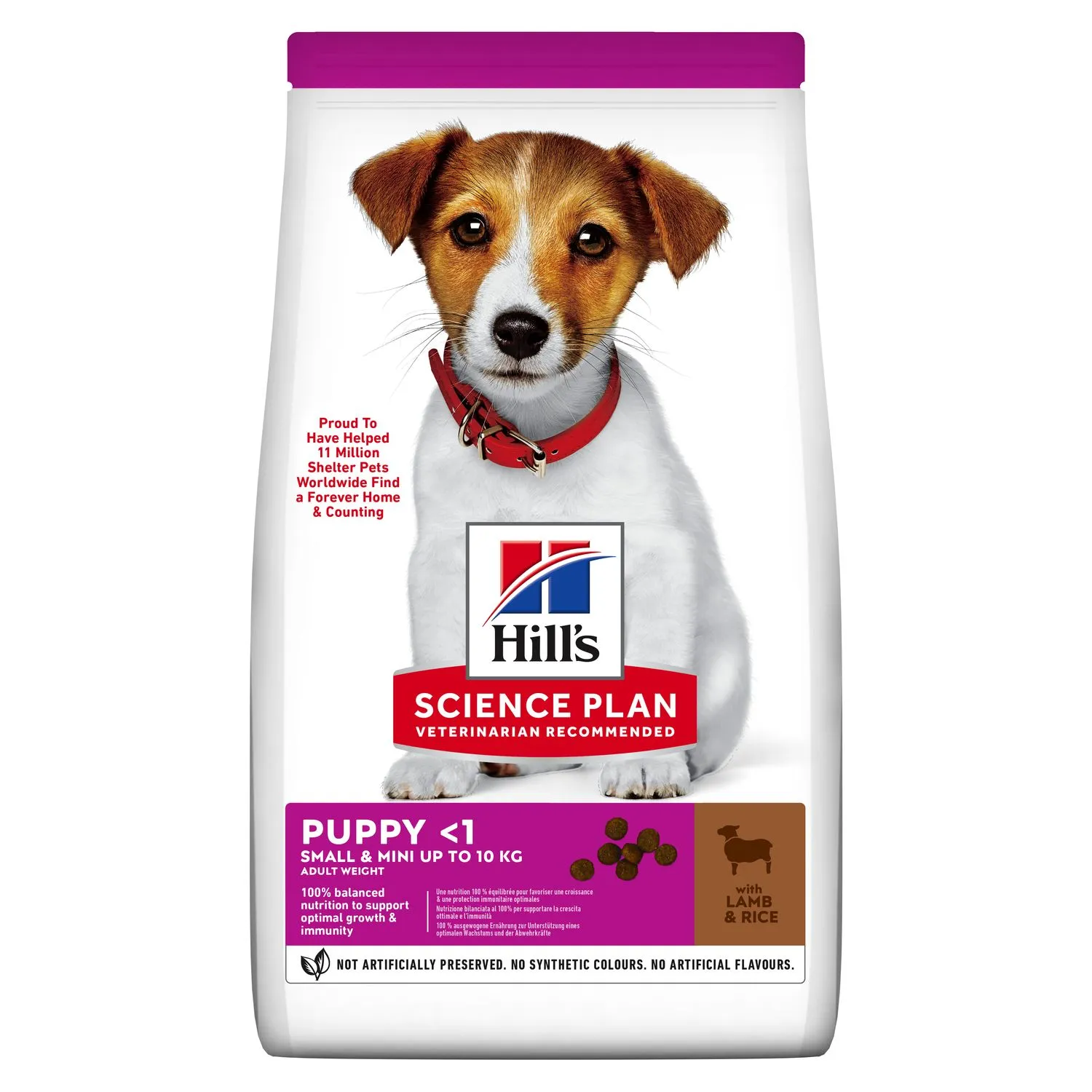 Caine Junior - Hrana uscata pentru caini Hill's SP Small & Mini Puppy cu miel 1,5 kg
