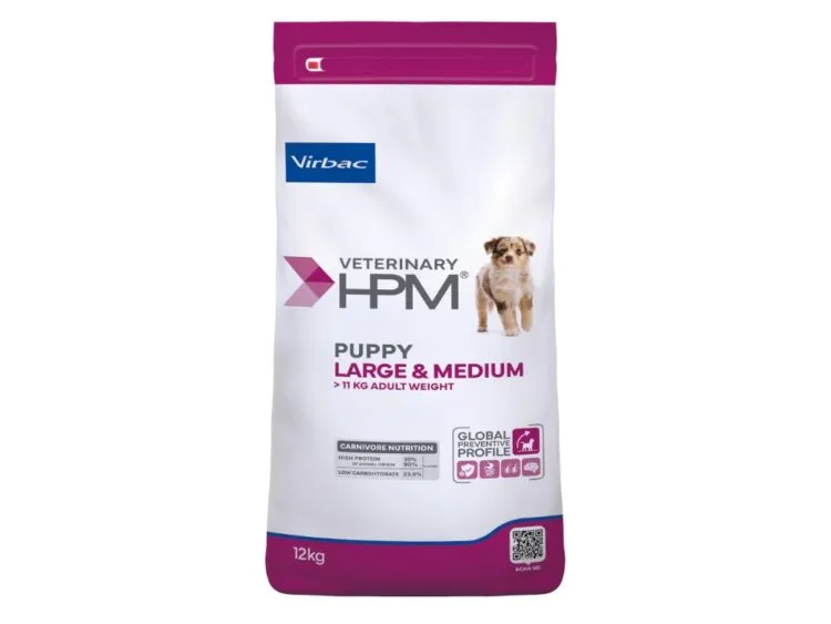 Caine Junior - Hrana uscata pentru caini HPM Baby Large & Medium 12 kg
