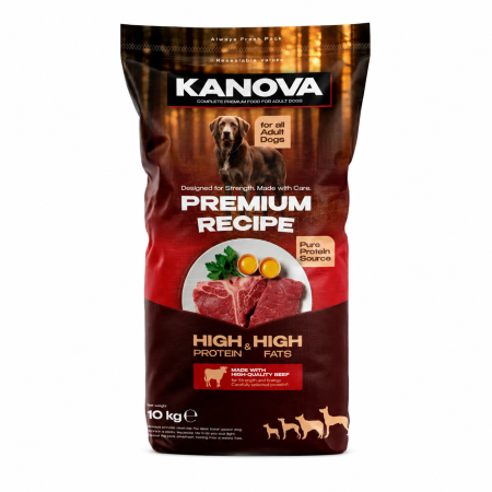 Caine Adult - Hrana uscata pentru caini Kanova Premium cu vita 10 kg