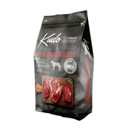 Noutati - Hrana uscata pentru caini Kudo Adult Medium-Maxi cu vita 12 kg + 3 kg Hrana uscata Kudo cu curcan
