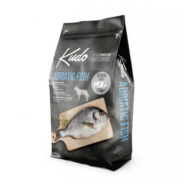 Caine Senior - Hrana uscata pentru caini Kudo Senior Light cu peste 12 kg