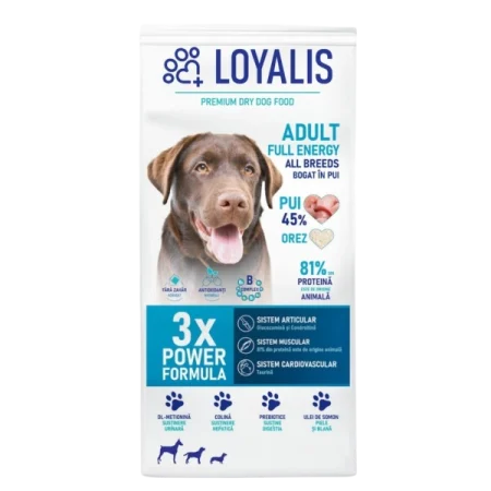 Caini - Hrana uscata pentru caini Loyalis Adult Full Energy cu pui 3 kg