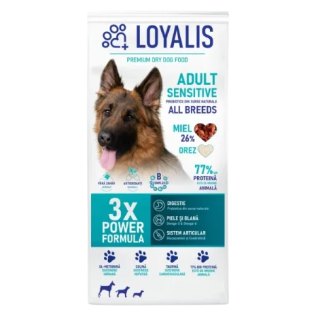 Caini - Hrana uscata pentru caini Loyalis Adult Sensitive cu miel 3 kg